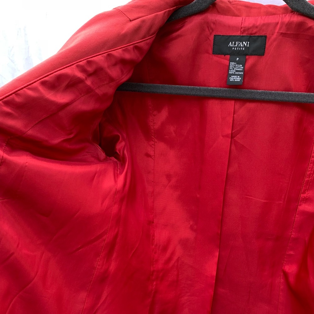 🌹 Alfani Petite Jacket Coat | Romatic Red | 🌹 - Picture 5 of 8